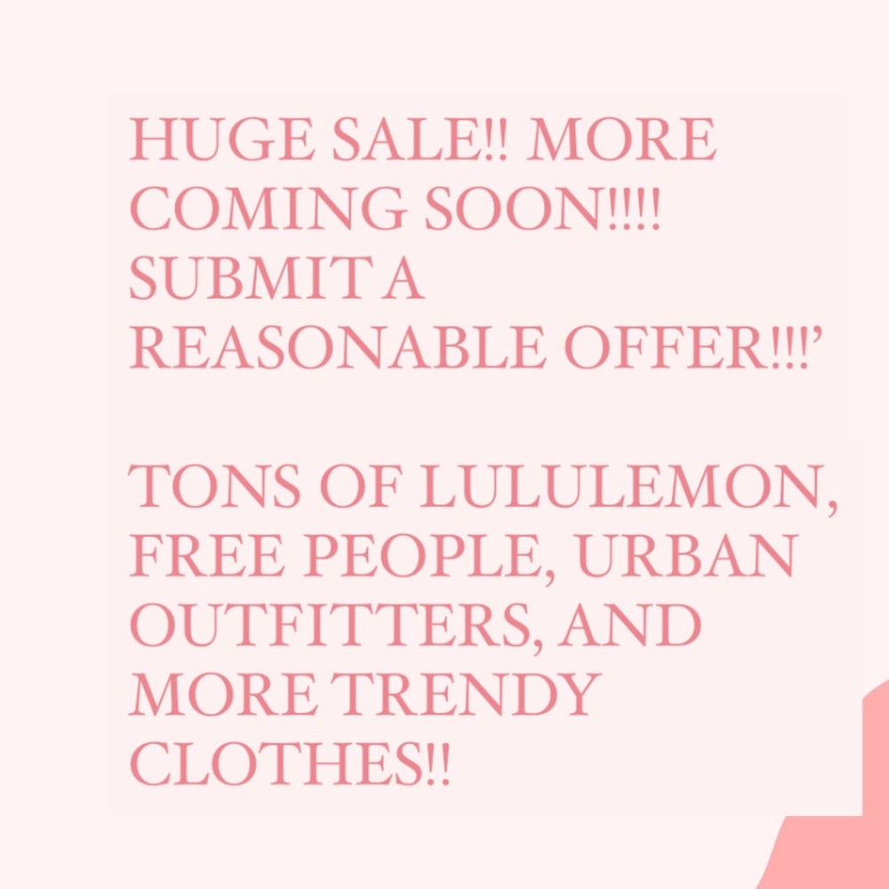 HUGE SALE WITH THE CUTEST CLOTHES!!!!